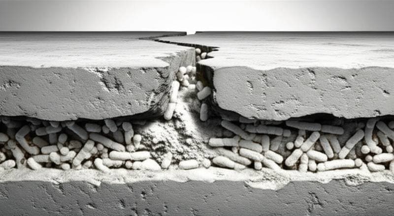 Featured image for Bacteria Seal Concrete Cracks Before They Spread
