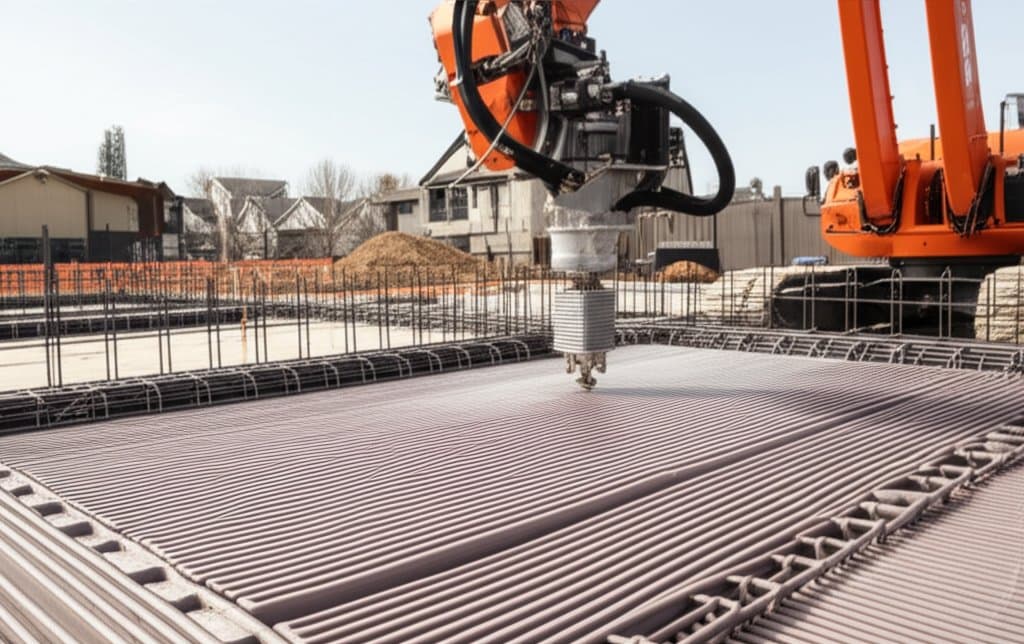 Featured image for 3D-Printed Foundations Cut Build Time 60% in 2025