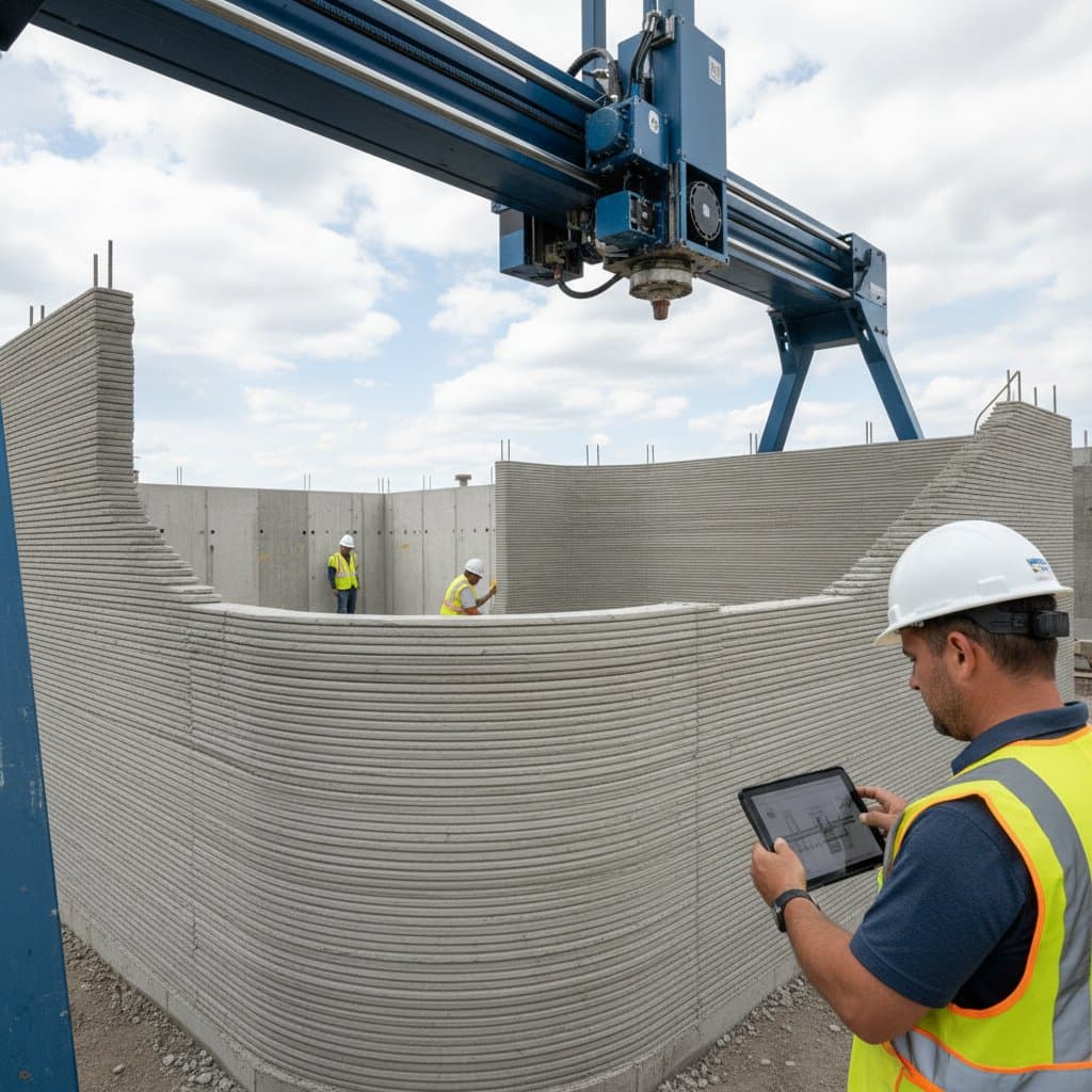 Featured image for Why 3D-Printed Concrete Cuts Build Time by 70%