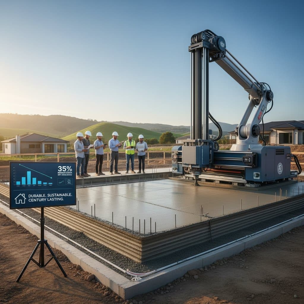 Featured image for 3D Printing Cuts Foundation Costs 35% by 2025