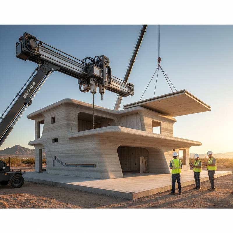 Featured image for Why 3D-Printed Concrete Cuts Build Time by 70%