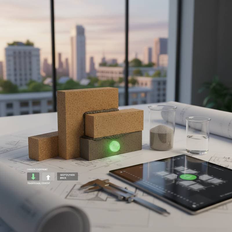 Why Geopolymer Bricks Cut Carbon and Outlast Cement