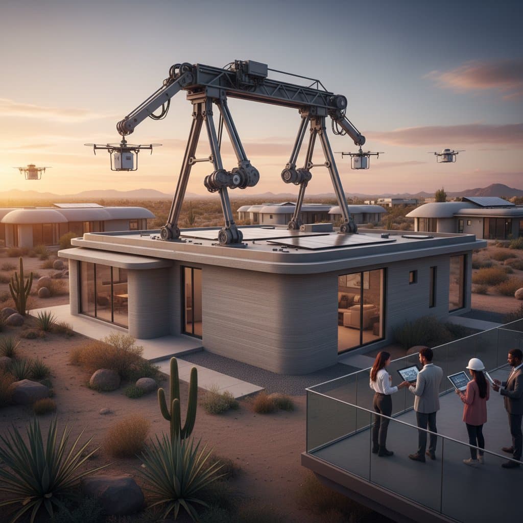 3D Printed Concrete Cuts Housing Costs and Build Time