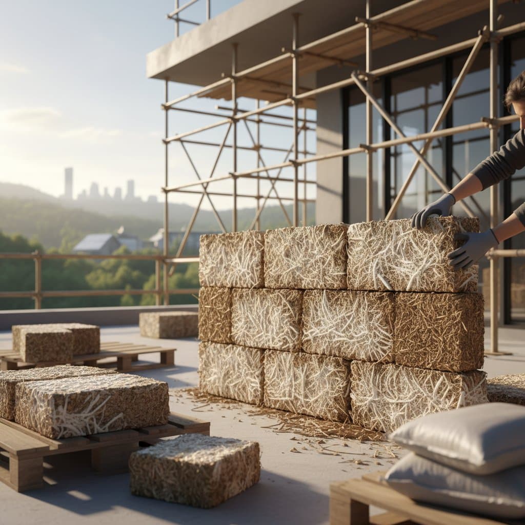 Featured image for Mycelium Bricks Grown from Fungus Cut Carbon Costs