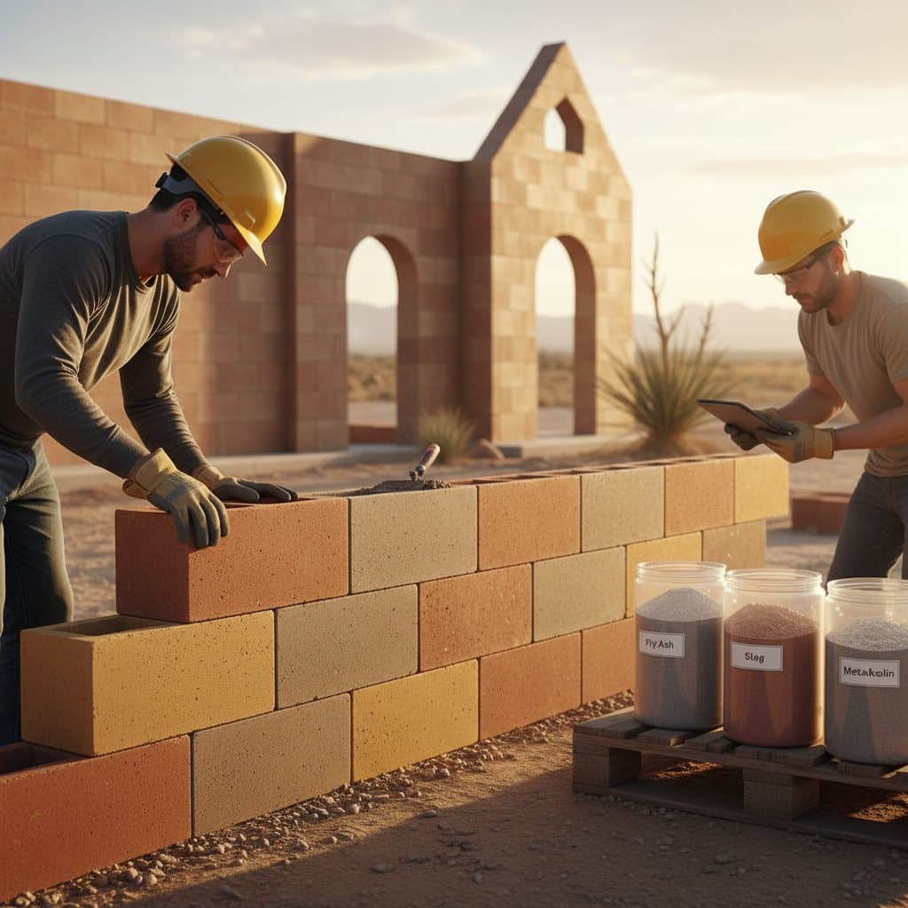 Featured image for Zero-Cement Bricks Cut Emissions Using Waste Materials