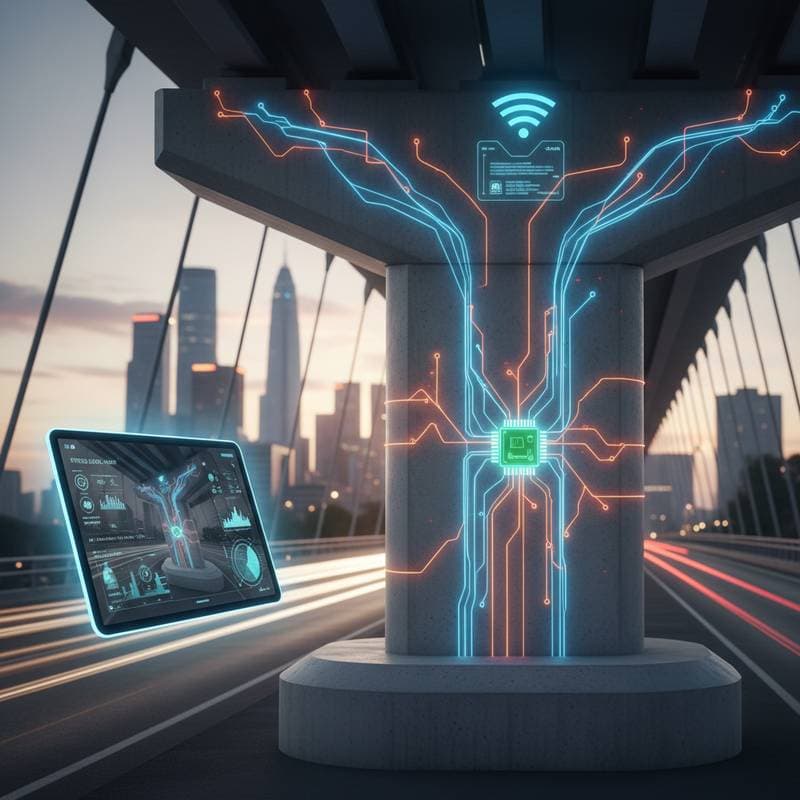 Image for Smart Concrete Detects Hidden Damage Before It Fails