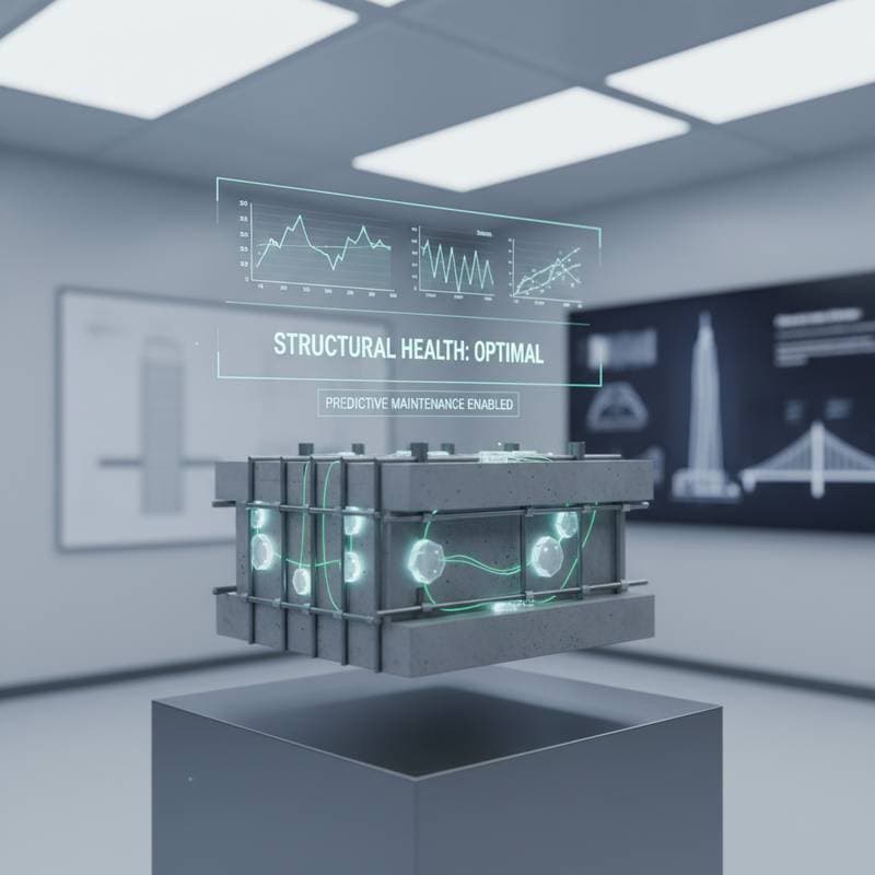 Image for Smart Concrete Cuts Failure Risk with Embedded Sensors