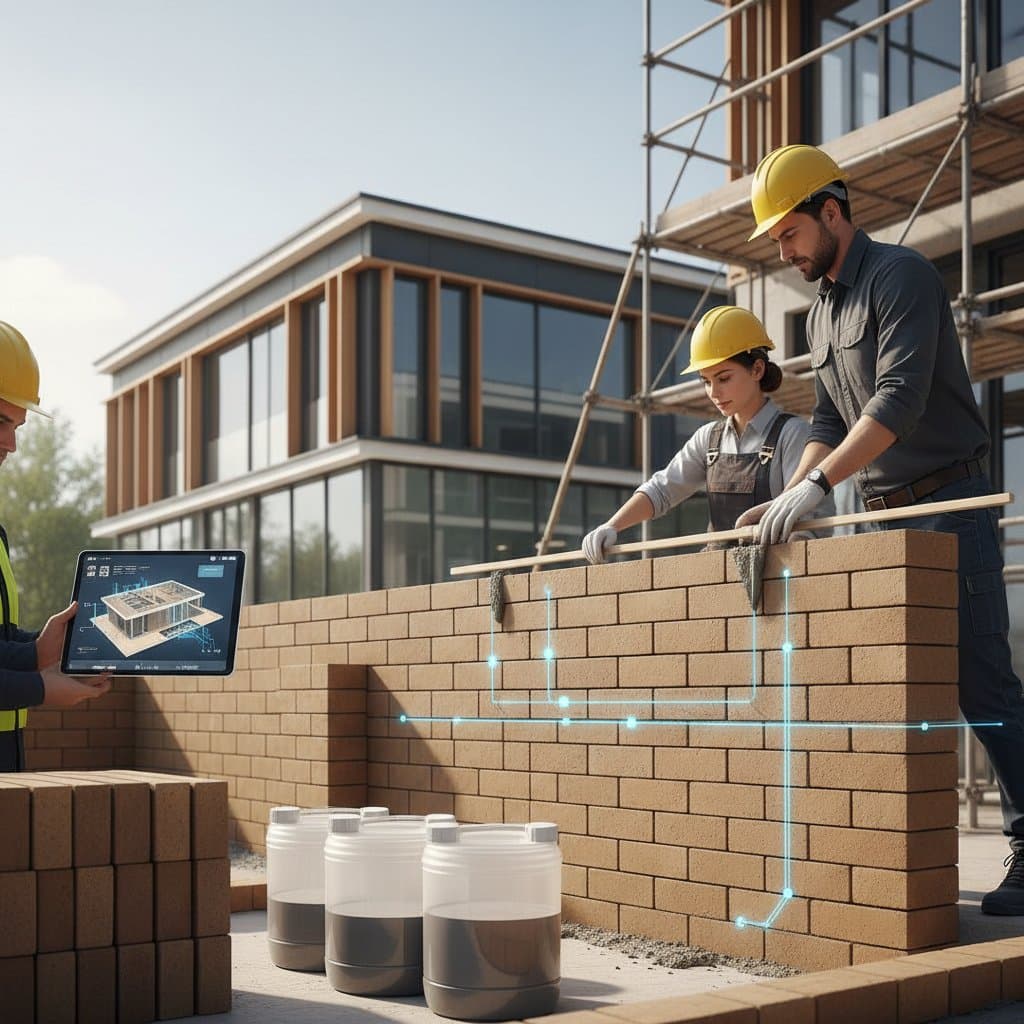 Featured image for Zero-Cement Bricks Cut Emissions and Cure Faster