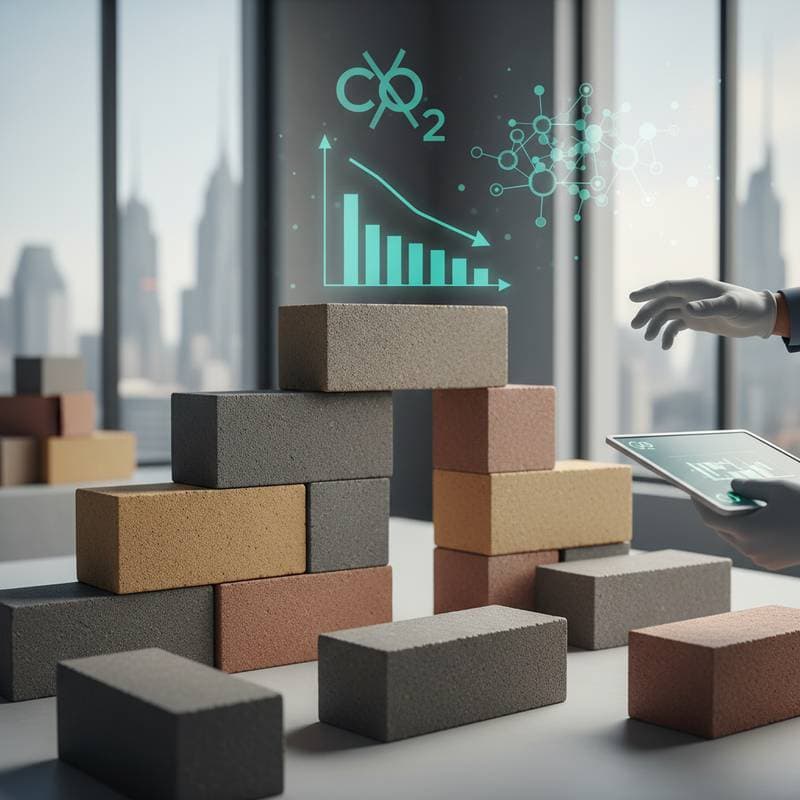 Featured image for Zero-Cement Bricks Cut Emissions by Half in Masonry