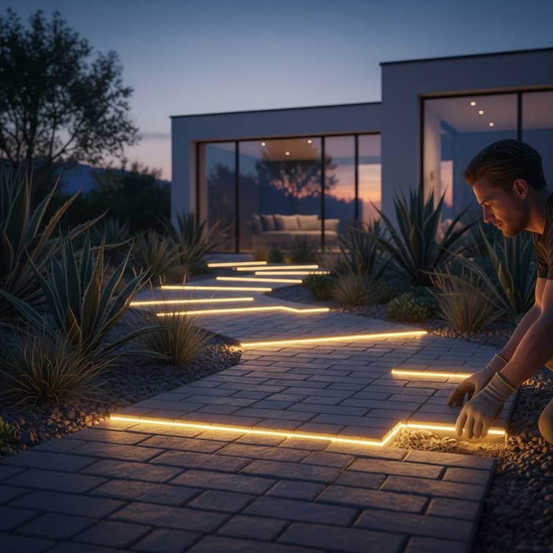Featured image for Building Solar Pavers: Self-Lighting Pathways