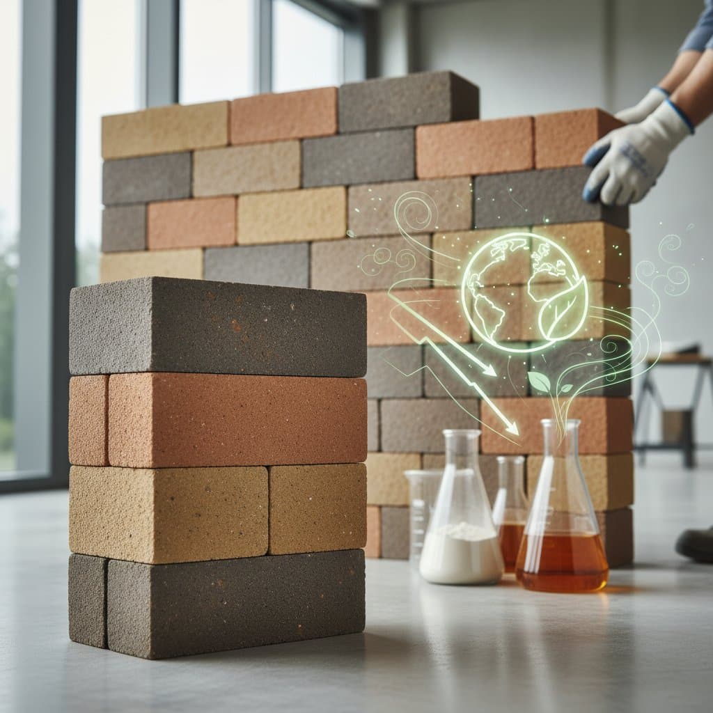 Featured image for Zero-Cement Bricks Match Concrete Strength Without Emissions