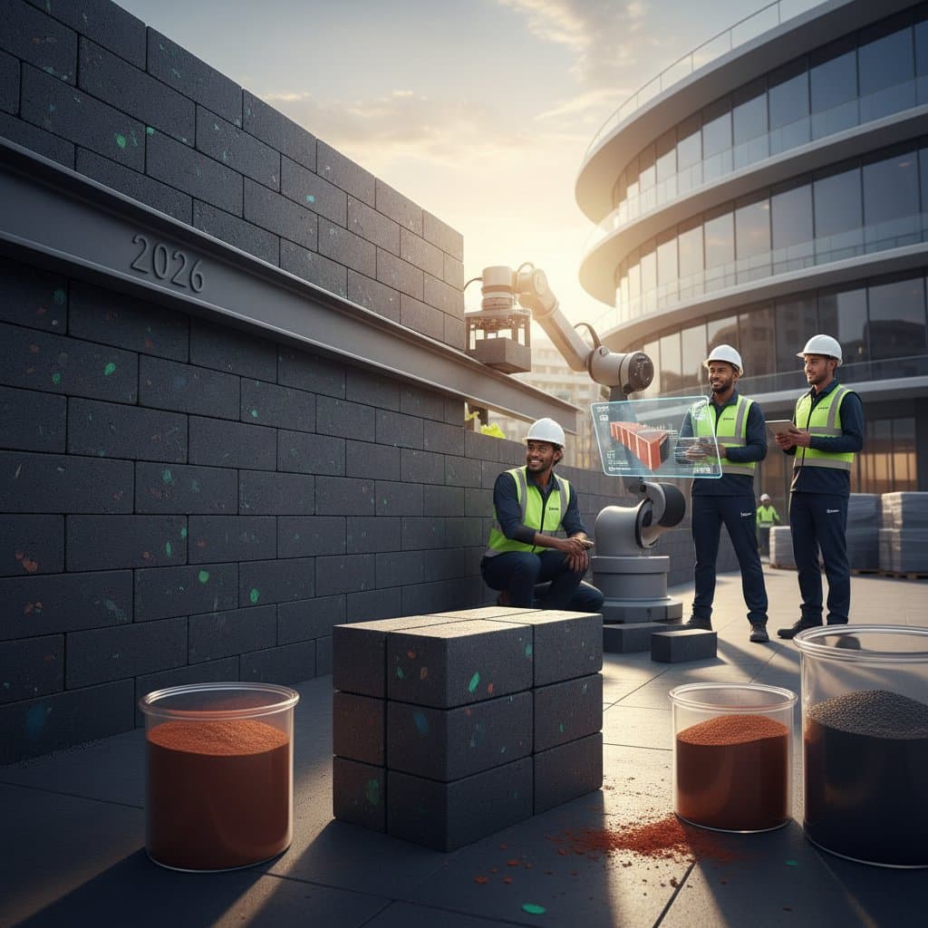 Featured image for Zero-Cement Bricks Cut Emissions 80% by 2026