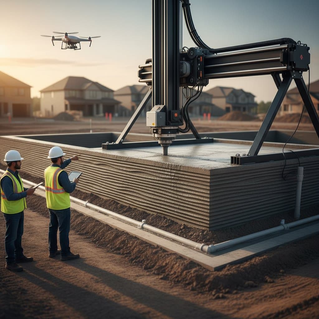 Featured image for 3D-Printed Foundations Cut Build Time 60% by 2026