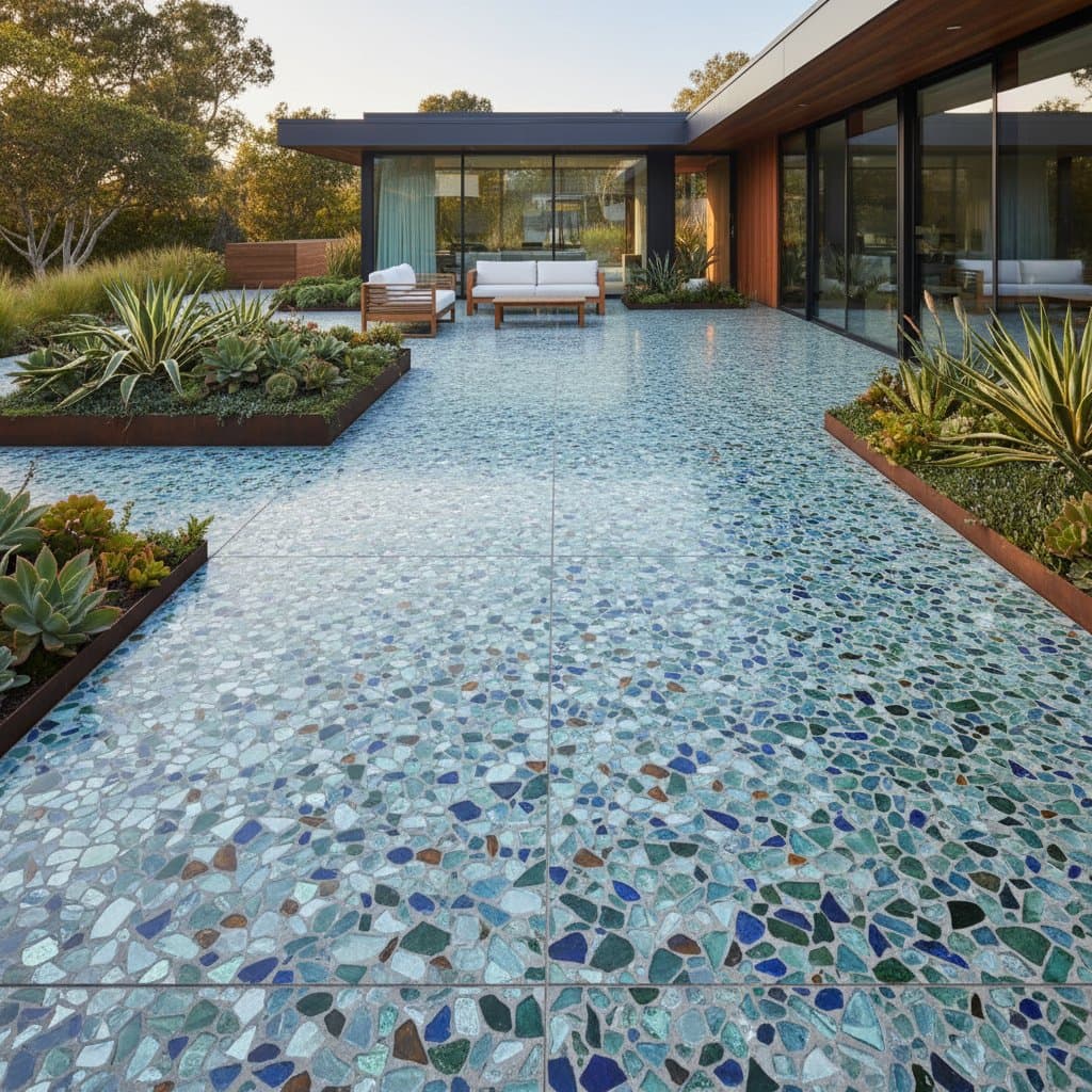 Featured image for Recycled Glass Pavers Cost $12-24 Per Square Foot