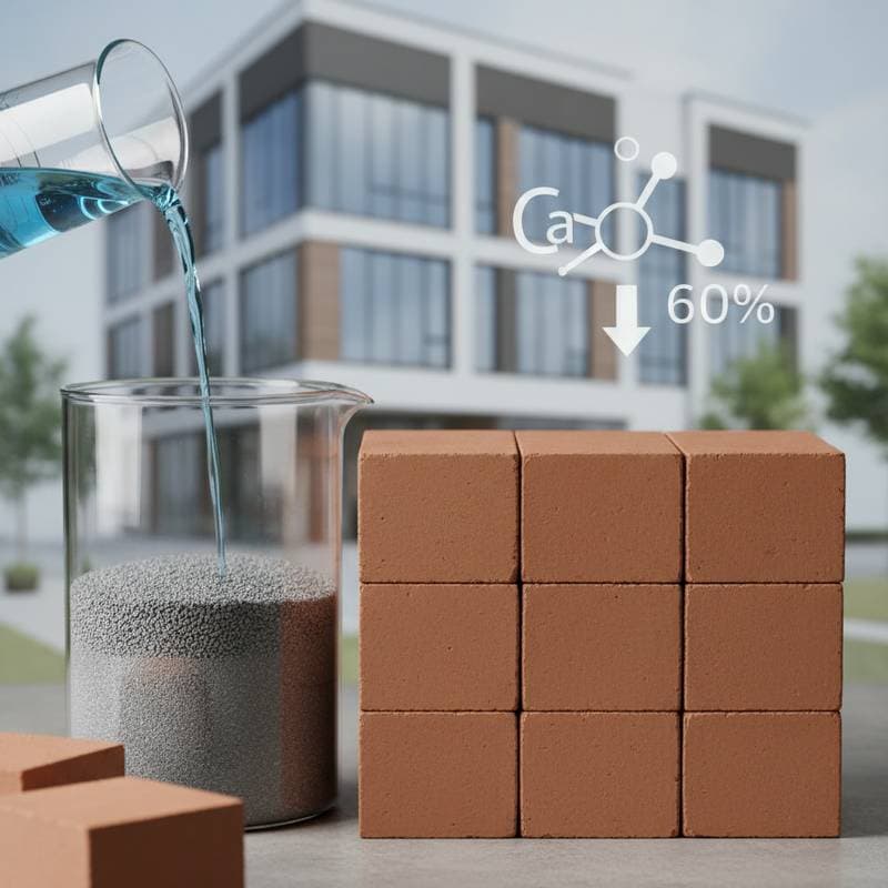 Featured image for Zero-Cement Bricks Cut Carbon 60% by 2026