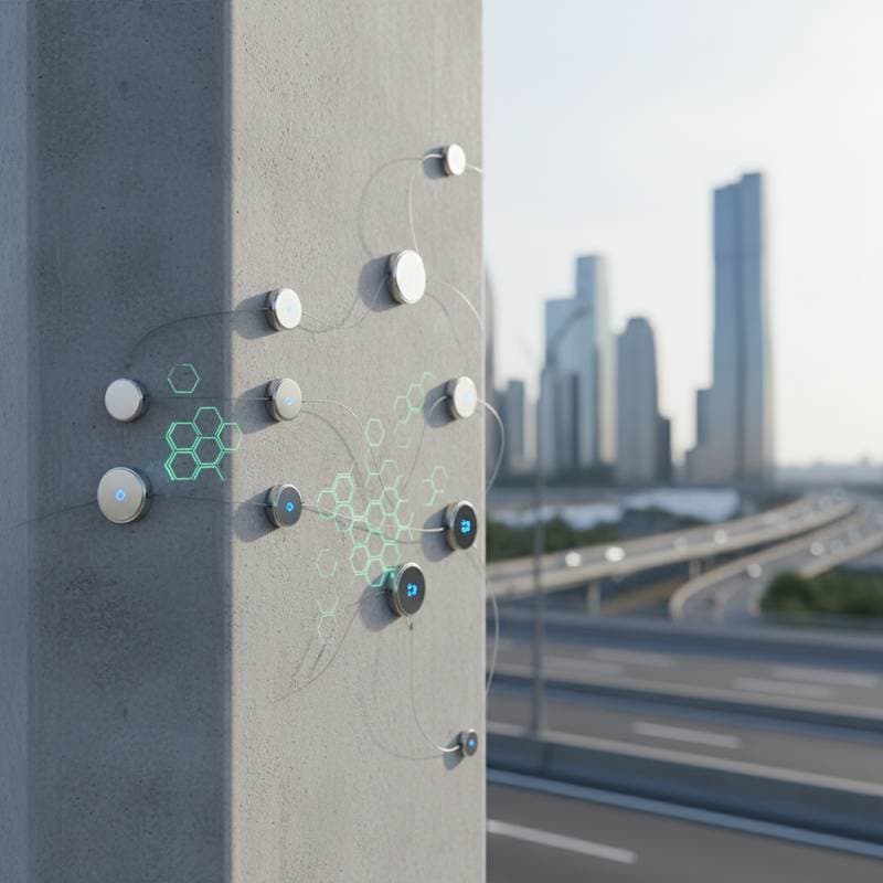 Featured image for Smart Sensors Catch Concrete Stress Before Cracks Form