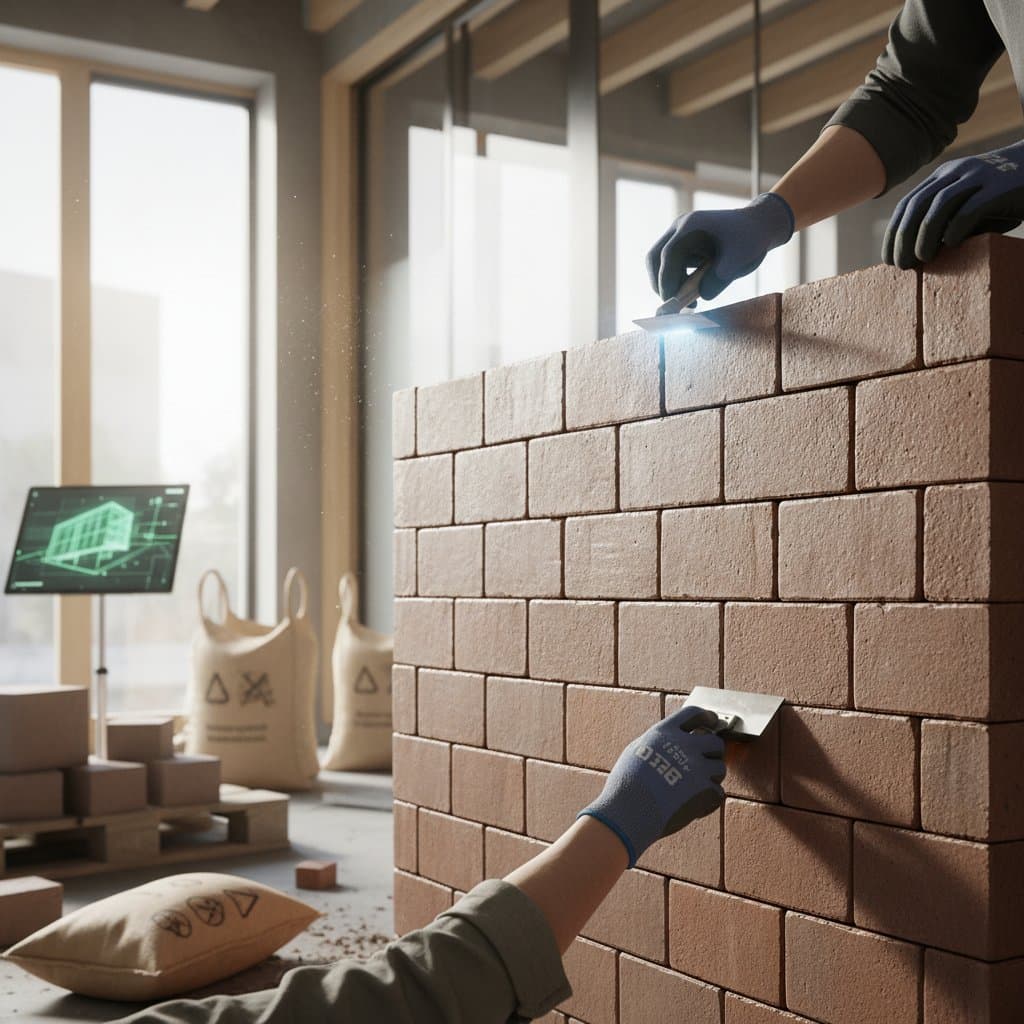 Featured image for Zero-Cement Bricks Cut Emissions Over 50 Percent