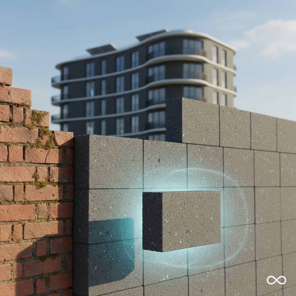 Featured image for Geopolymer Bricks: 200% Tougher Than Traditional Masonry