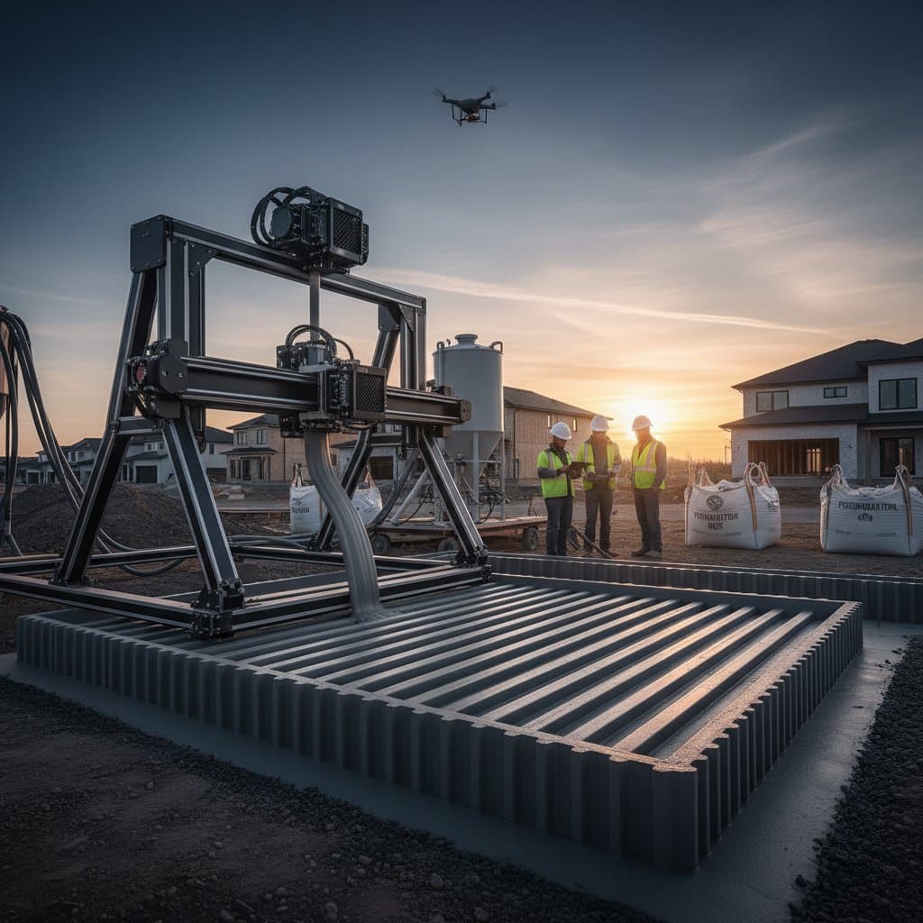 Featured image for 3D Printing Cuts Foundation Time to 4-6 Days