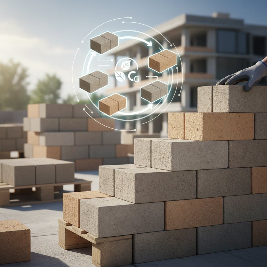 Featured image for Geopolymer Bricks Cut Emissions by Half Without Kilns