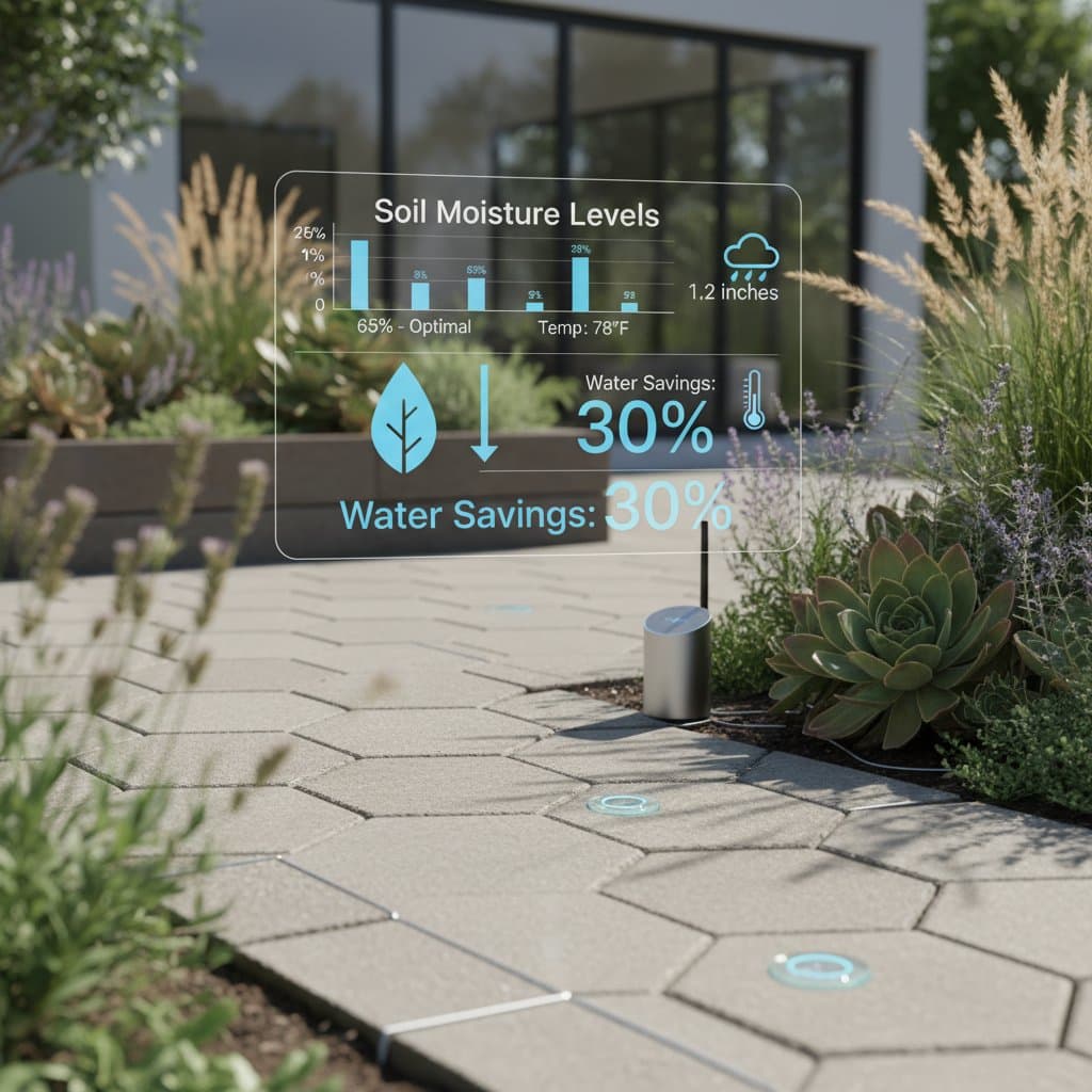 Image for Smart Pavers Track Soil Moisture to Cut Water Waste