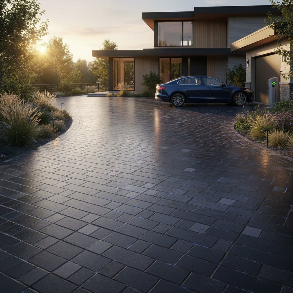 Solar Pavers Turn Driveways Into Power Plants
