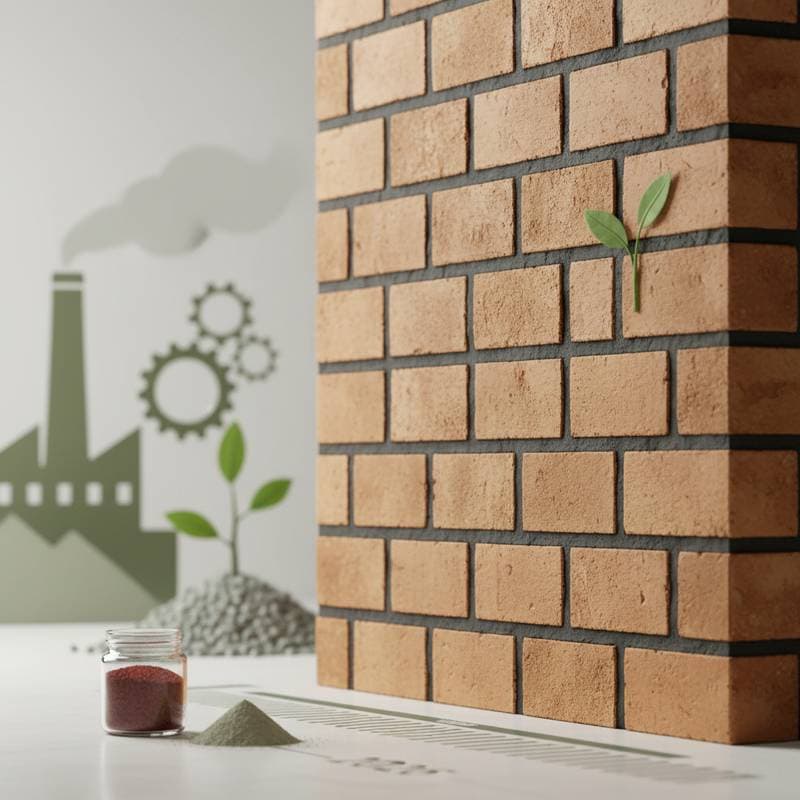 Zero-Cement Bricks Cut Emissions Through Geopolymers
