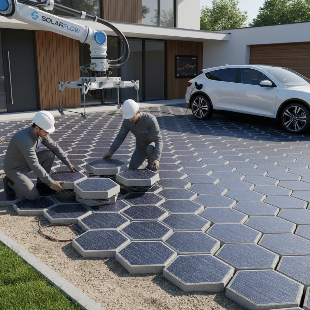 Solar Pavers Turn Your Driveway Into Clean Energy