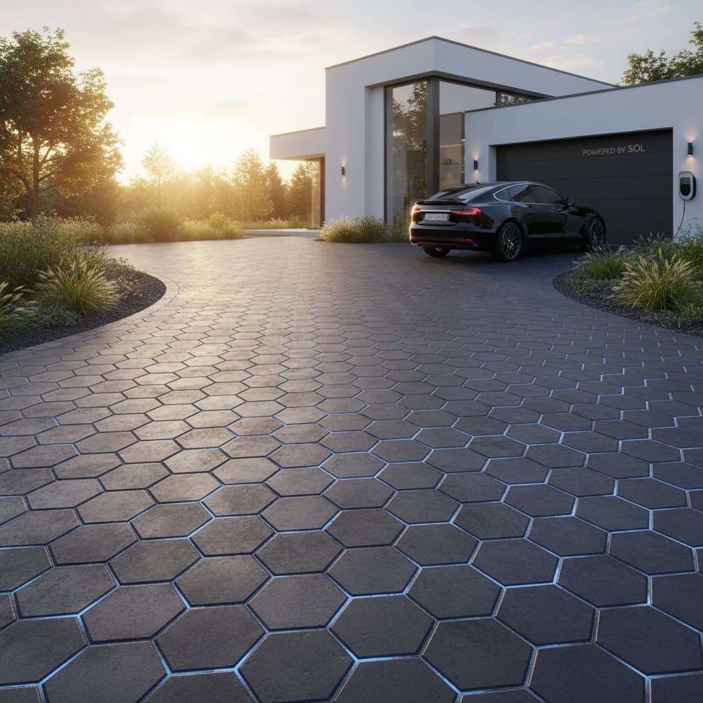 Featured image for Solar Pavers Turn Your Driveway Into Power Source