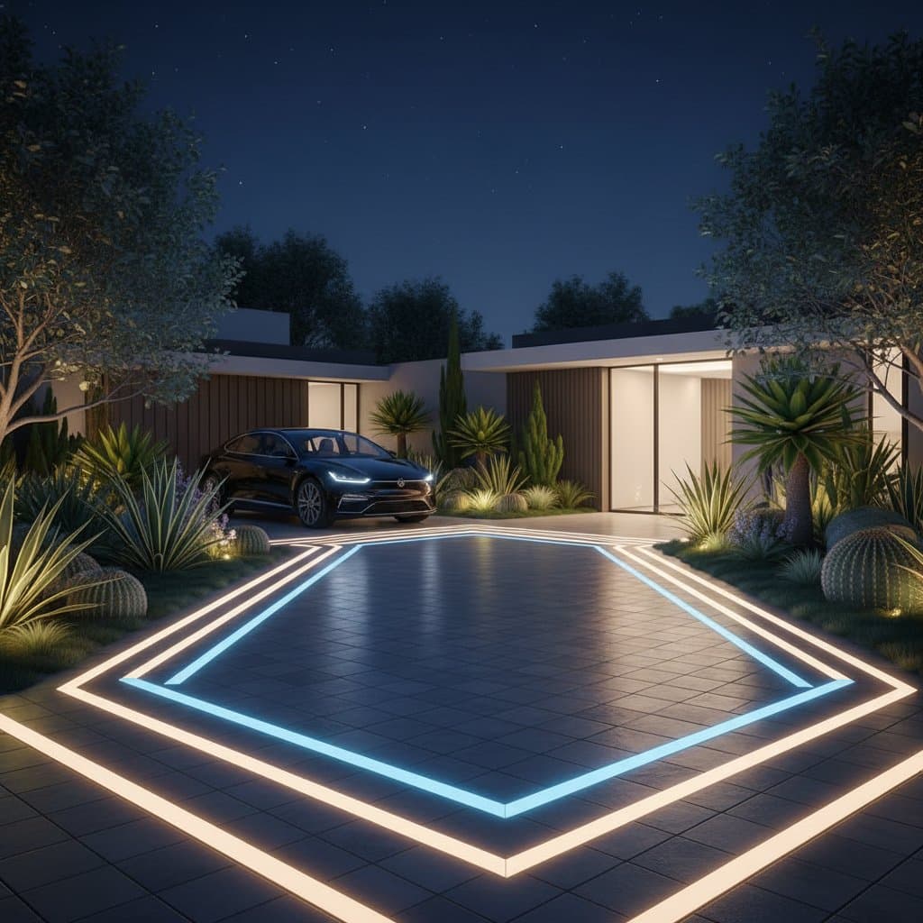 Image for Solar Pavers Cut Lighting Costs Without Wiring