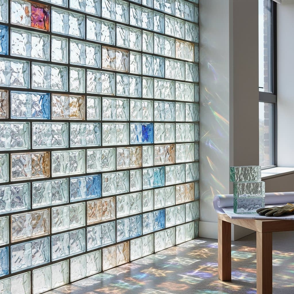 Image for Recycled Glass Bricks Blend Strength With Light