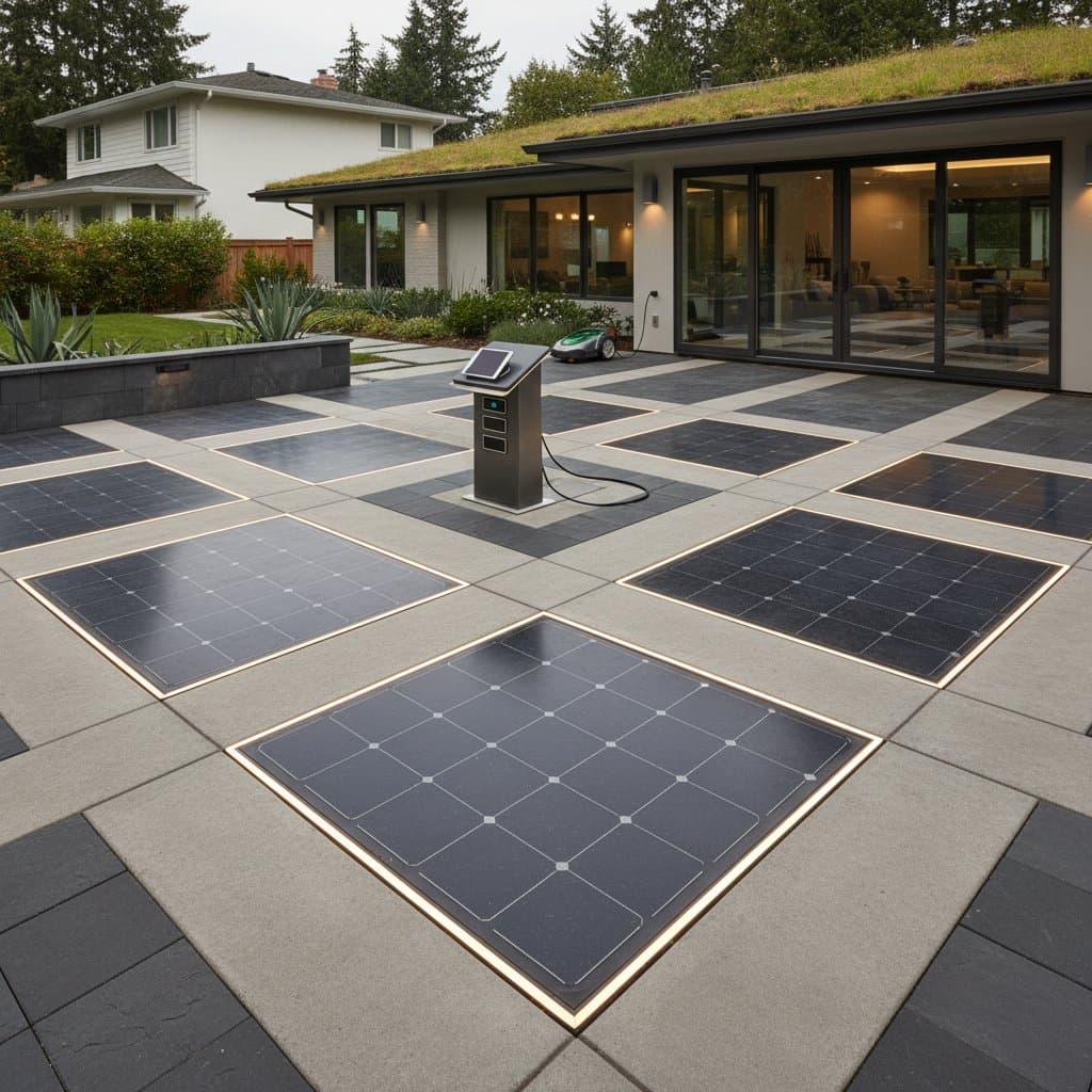 Image for Solar Pavers Blend Hardscaping with Energy Generation