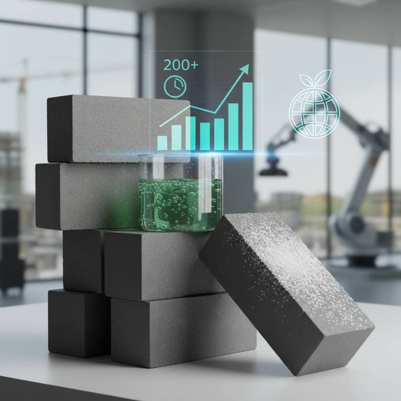 Image for Geopolymer Bricks Last 200 Years Longer Than Clay