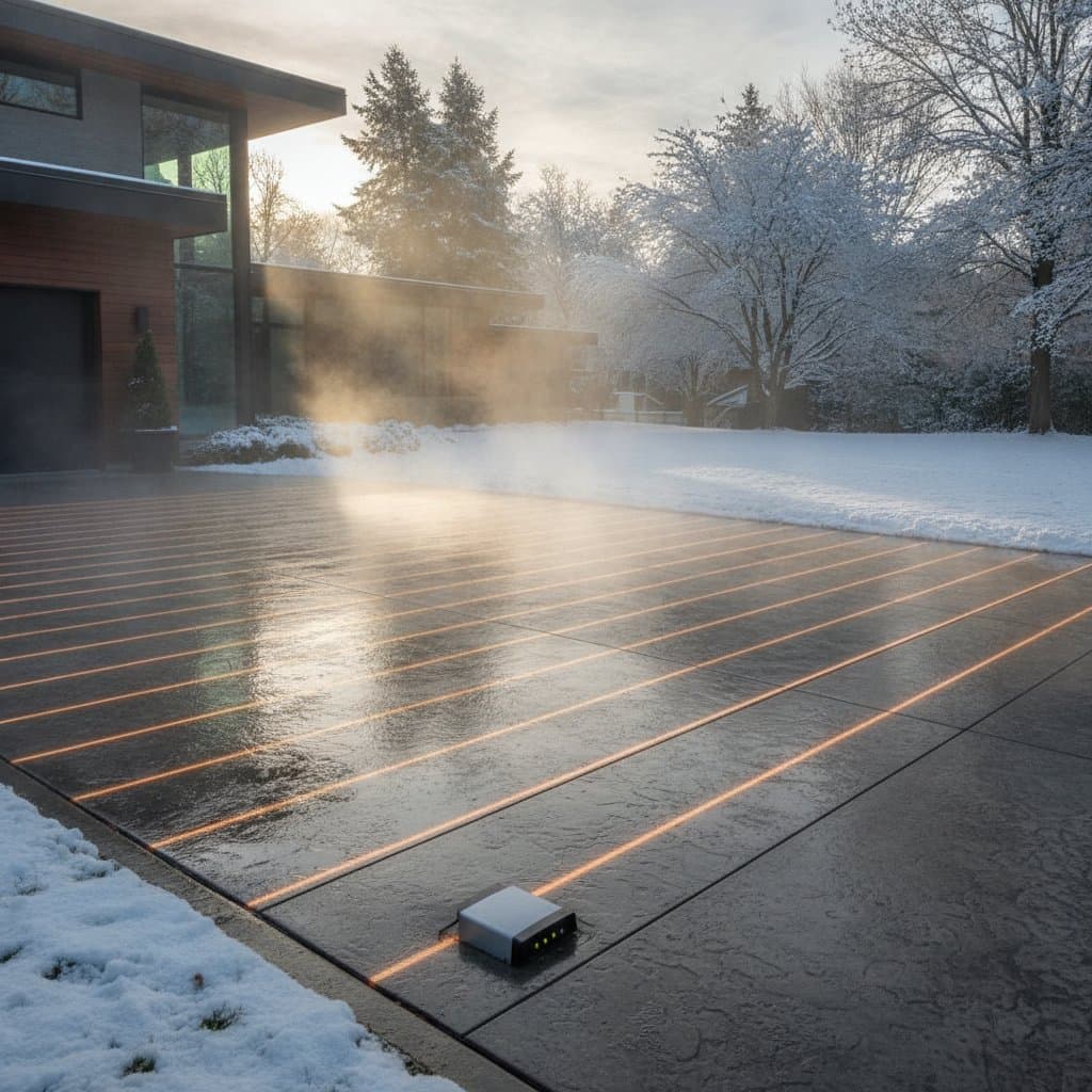 Smart Heated Driveways Cut Snow Removal Costs