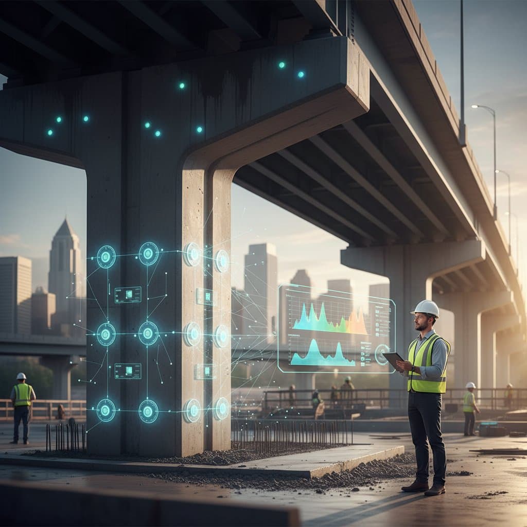 Smart Concrete Sensors Catch Cracks Before They Spread