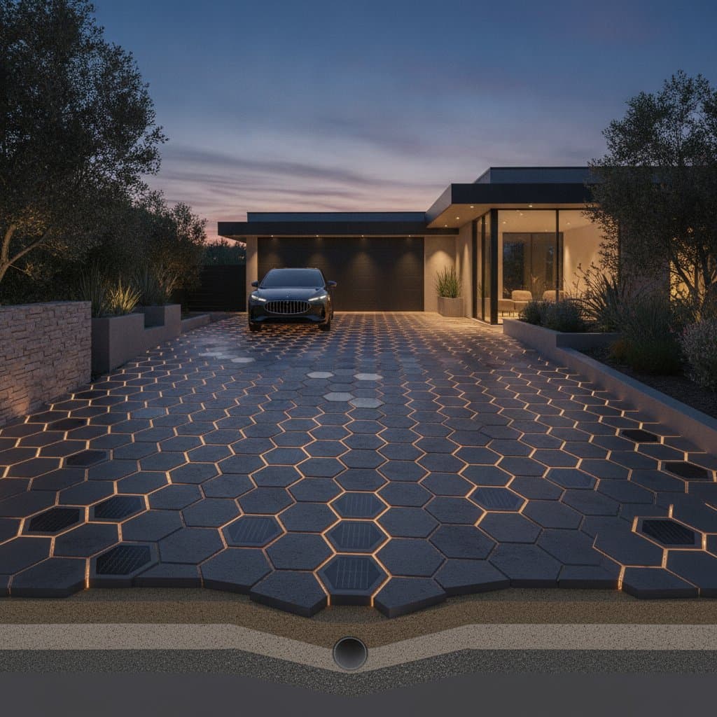 Smart Solar Pavers: Light and Power Combined