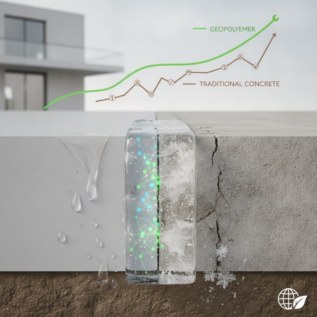 Featured image for Why Geopolymer Foundations Resist Water Damage Better