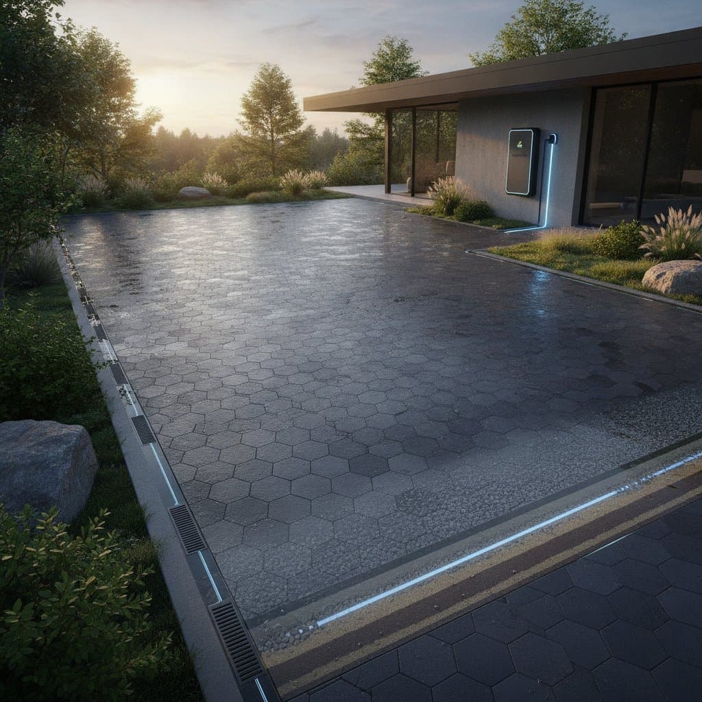 Image for Solar Pavers Cost 5x More Than Concrete Driveways