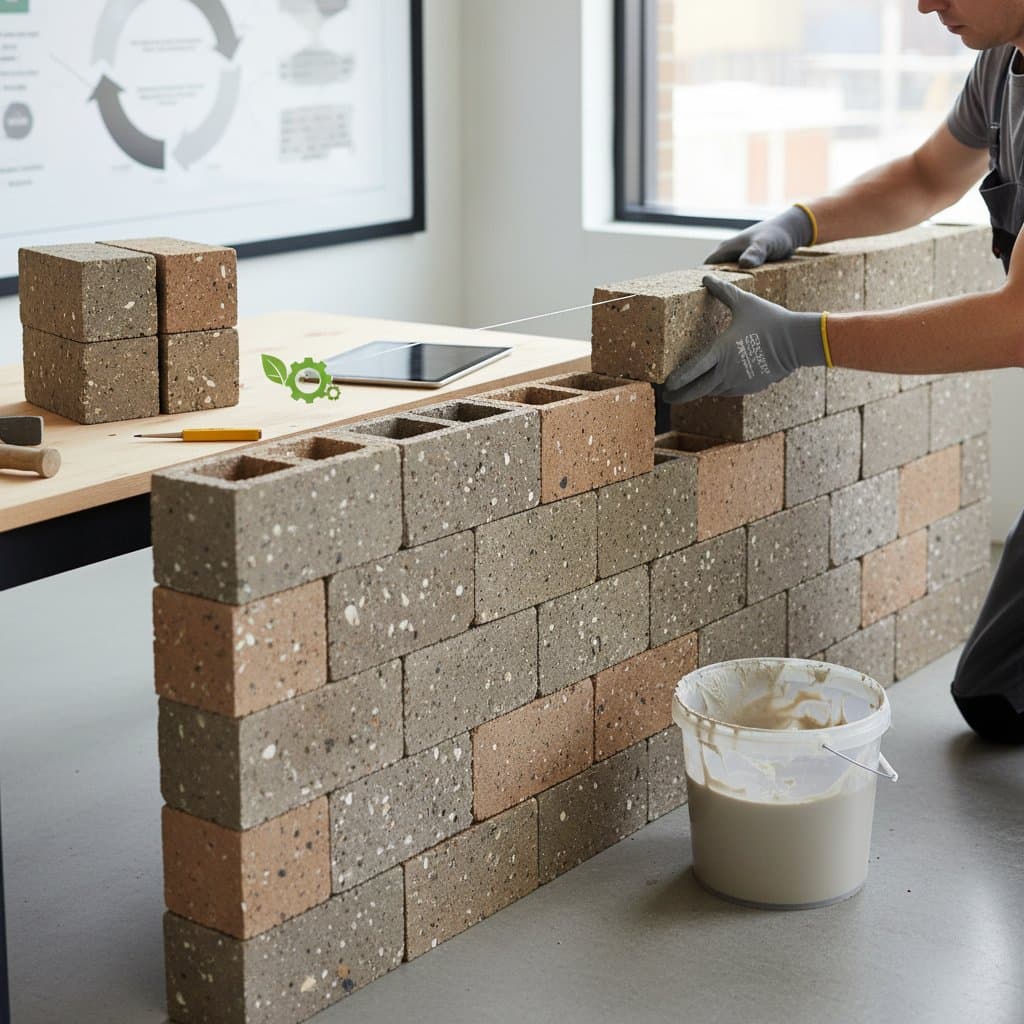 Featured image for Zero-Cement Bricks Cut Carbon While Matching Strength