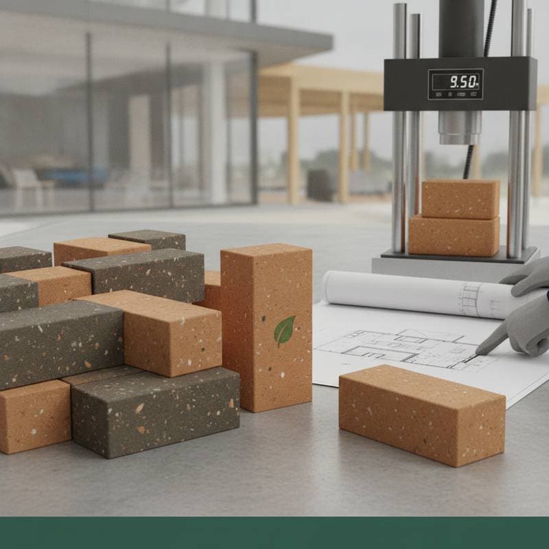 Low-Carbon Bricks That Match Concrete Strength