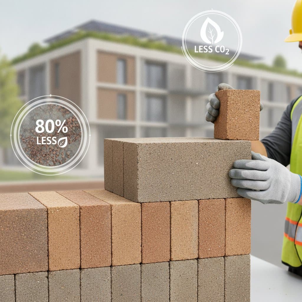 Geopolymer Bricks Cut Carbon 80% Without Losing Strength