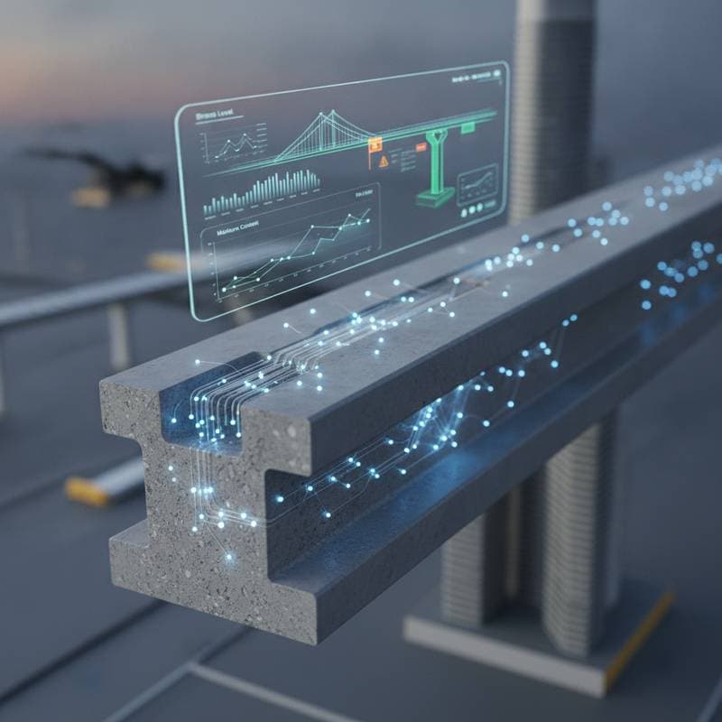 Smart Concrete Sensors Extend Structure Life 20-40%