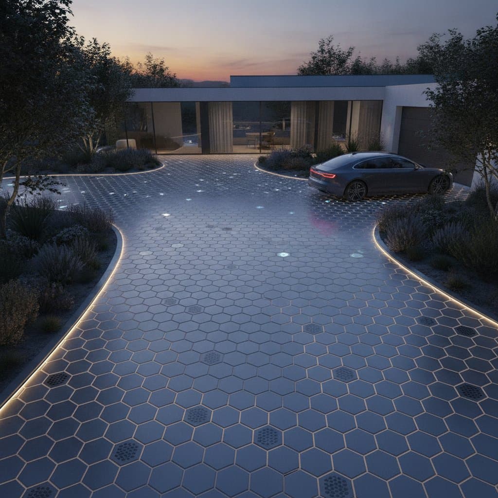 Solar Pavers Turn Driveways Into Power Sources