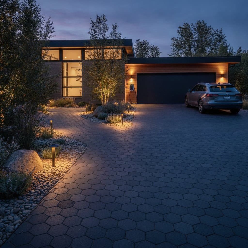 Solar Pavers Generate Power and Self-Illuminate Paths
